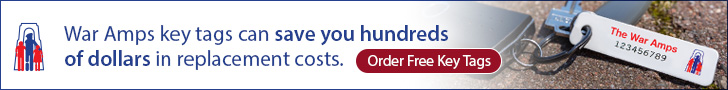 War Amps key tags can save you hundreds of dollars in replacement costs - Order Free Key Tags